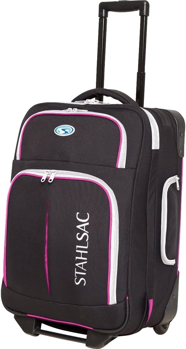 Stahlsac Rangi Roller Dive Gear Bag, Black/Pink