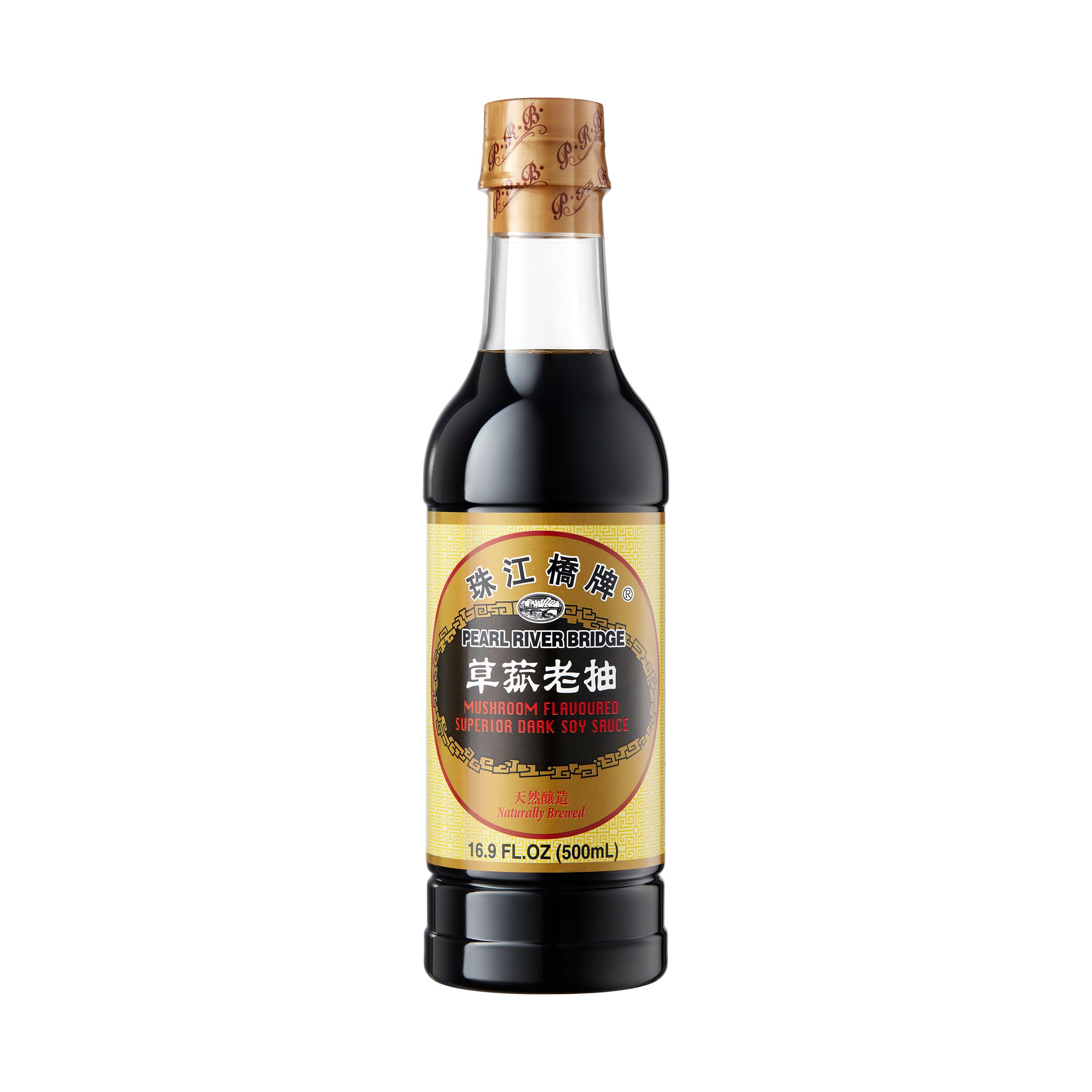 pearl river bridge dark soy sauce mushroom 16.9-Ounce Plastic Bottles