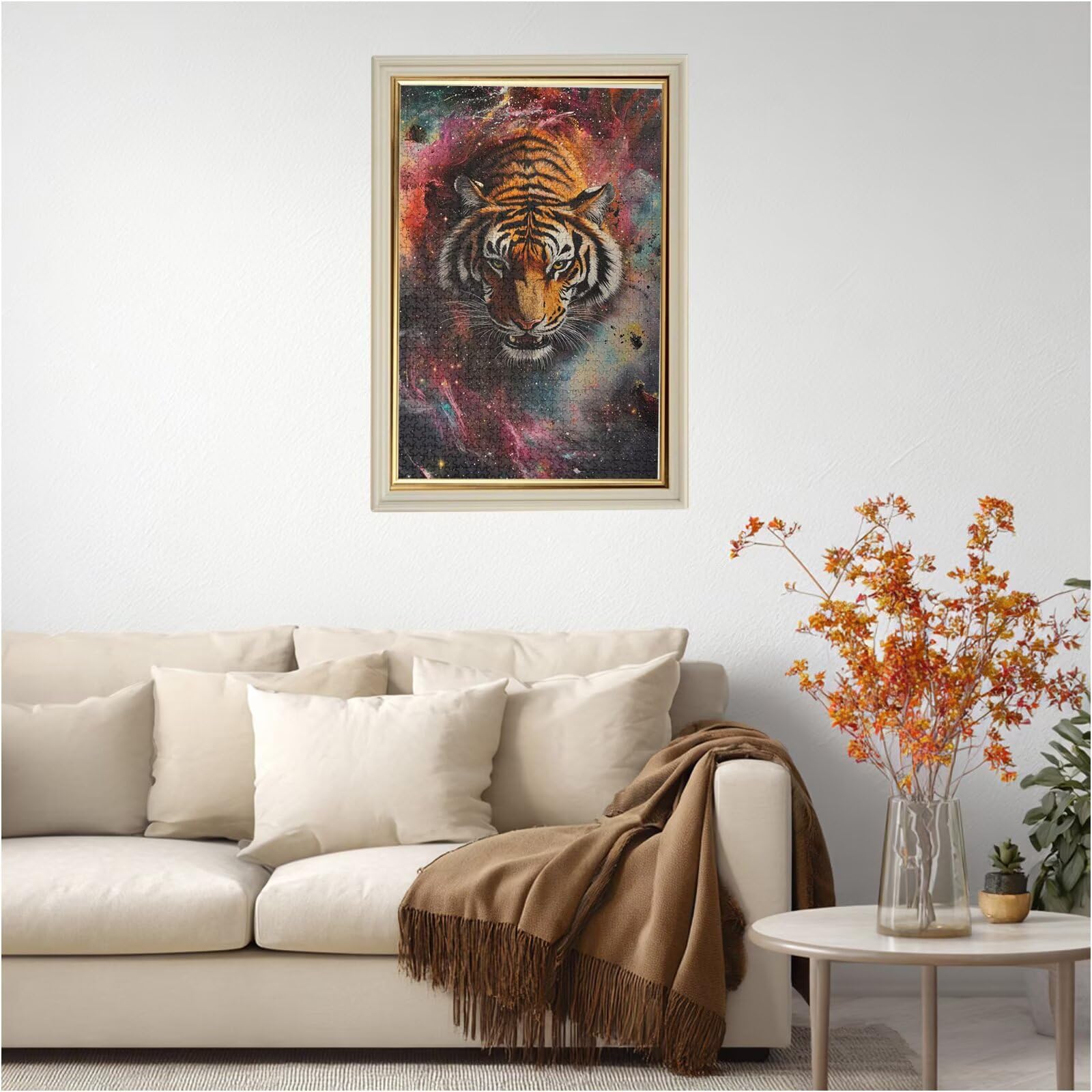 Puzzle Tigre Puzzle 2000 Piezas,Animal Rompecabezas Desafiante,Juego Puzzles Adultos,Impresión de Alta Definición Colorido Puzzles Madera con Caja de Regalo,Home Decoration,Regalo Mujer,p1276t