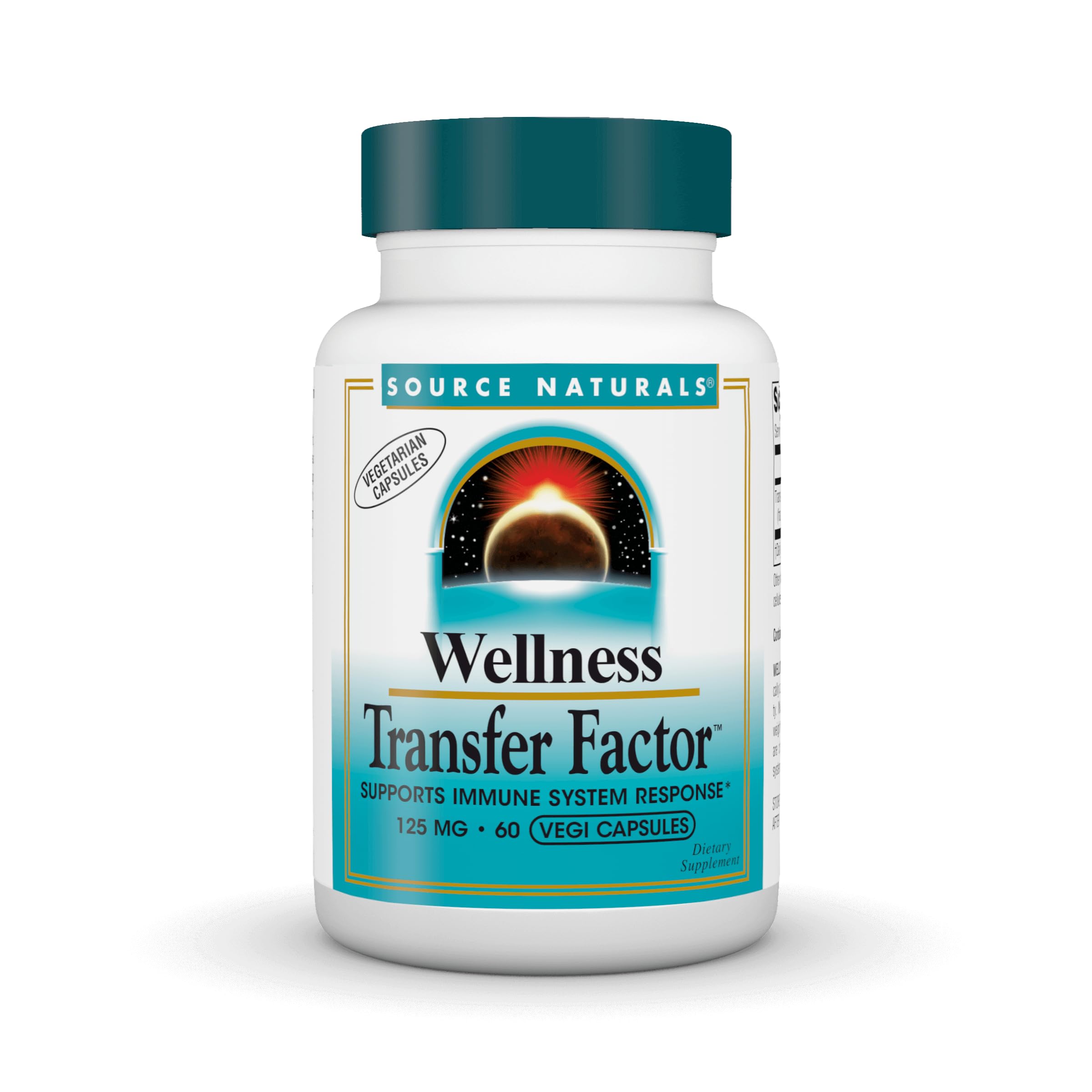 Wellness Transfer Factor, 125mg, 60 Vegi Capsules