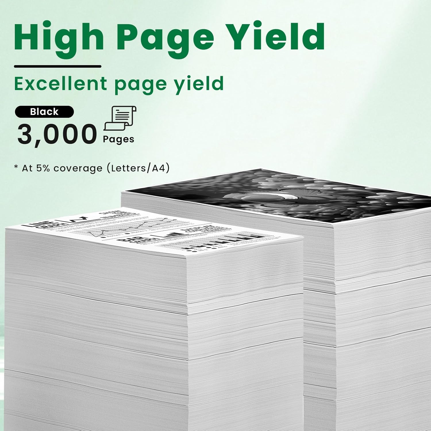 Vylent C231HK0 Black High Yield Toner Cartridge C231H C2310 Replacement for Lexmark C2310K0 C231HK0 Toner Cartridge for C2325 C2325dw MC2325adw C2425 C2425dw MC2425adw C2535 Printer Ink 1-Pack