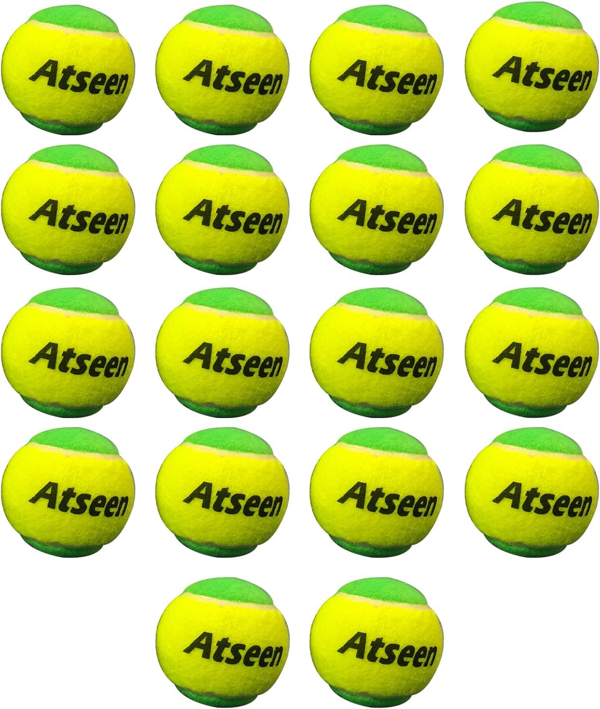 Tennis Balls – 12 or 18 Count, (green-18) : Health & Household