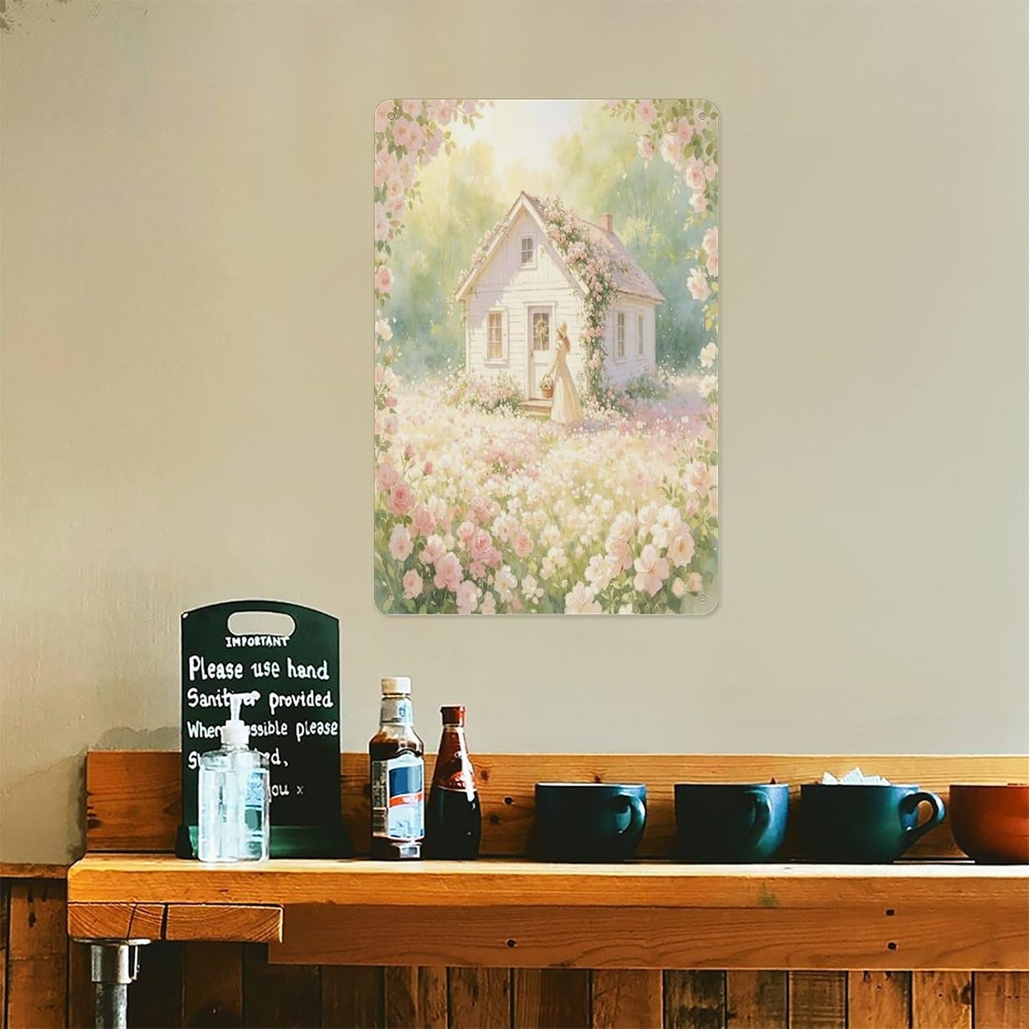 Rural Beauty Tin Sign Wall Art Aluminum Sign image 5