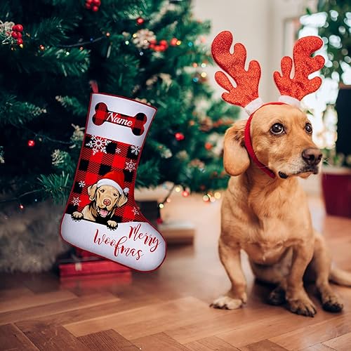 Miniatura 5 de Westpearl Calcetines de Navidad personalizados para perros y gatos 42 patrones de perros de mascotas calcetines de Navidad personalizados con