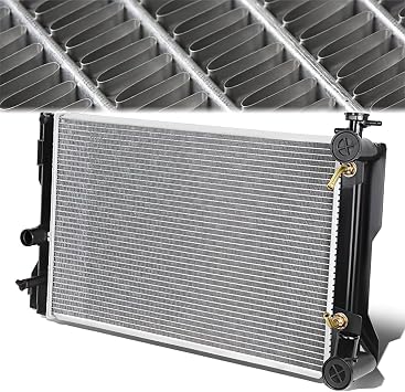 13106 Radiator Compatible with 2009-2010 Pontiac Vibe 2009-2017 Toyota Corolla Matrix 1.8L AT Factory Style Replacement Aluminum Cooling Radiator CU13106 164100T030 164100T031 164100T040 164100T041