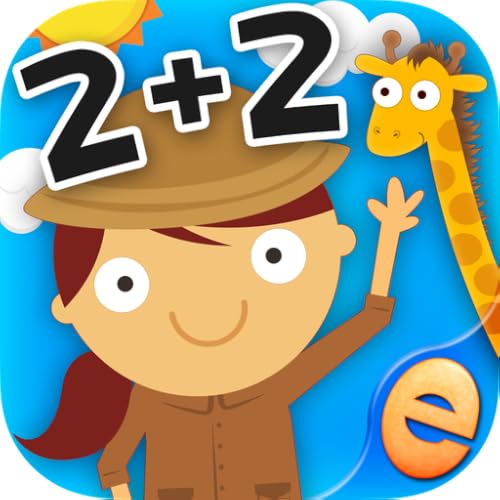 Animal Math Games for Free First Grade and Kindergarten Learning Games, Counting, Addition and Subtraction Math Apps for Kids