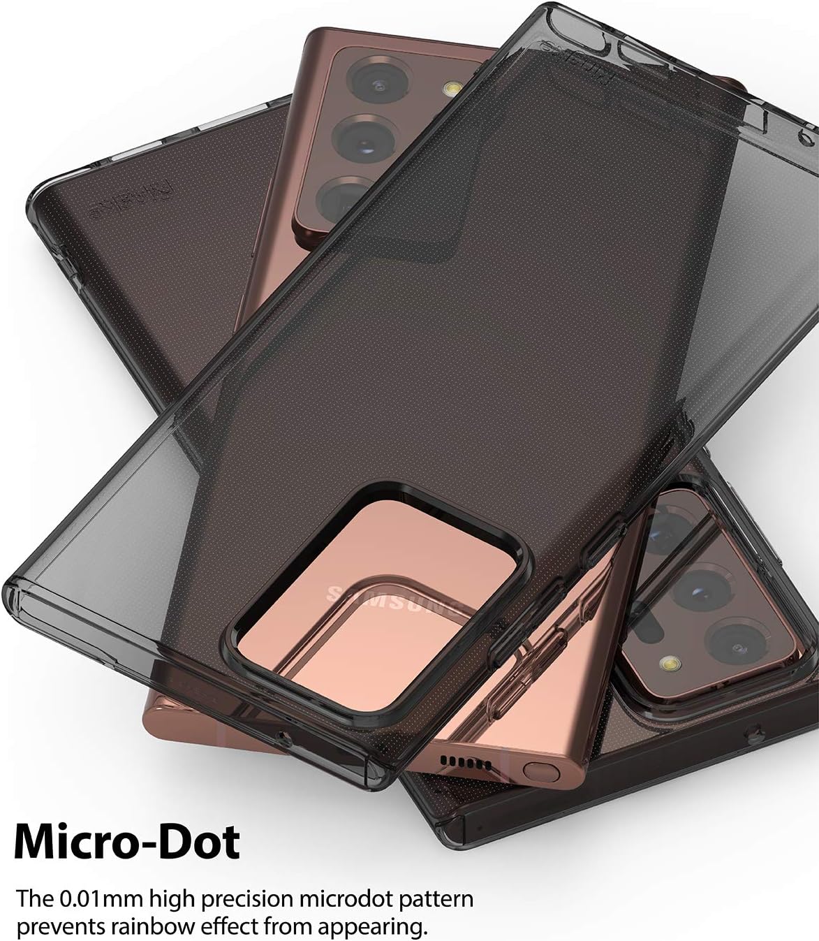Ringke Air Compatible with Galaxy Note 20 Ultra Case 5G, Thin Flexible Shockproof TPU Phone Case - Smoke Black