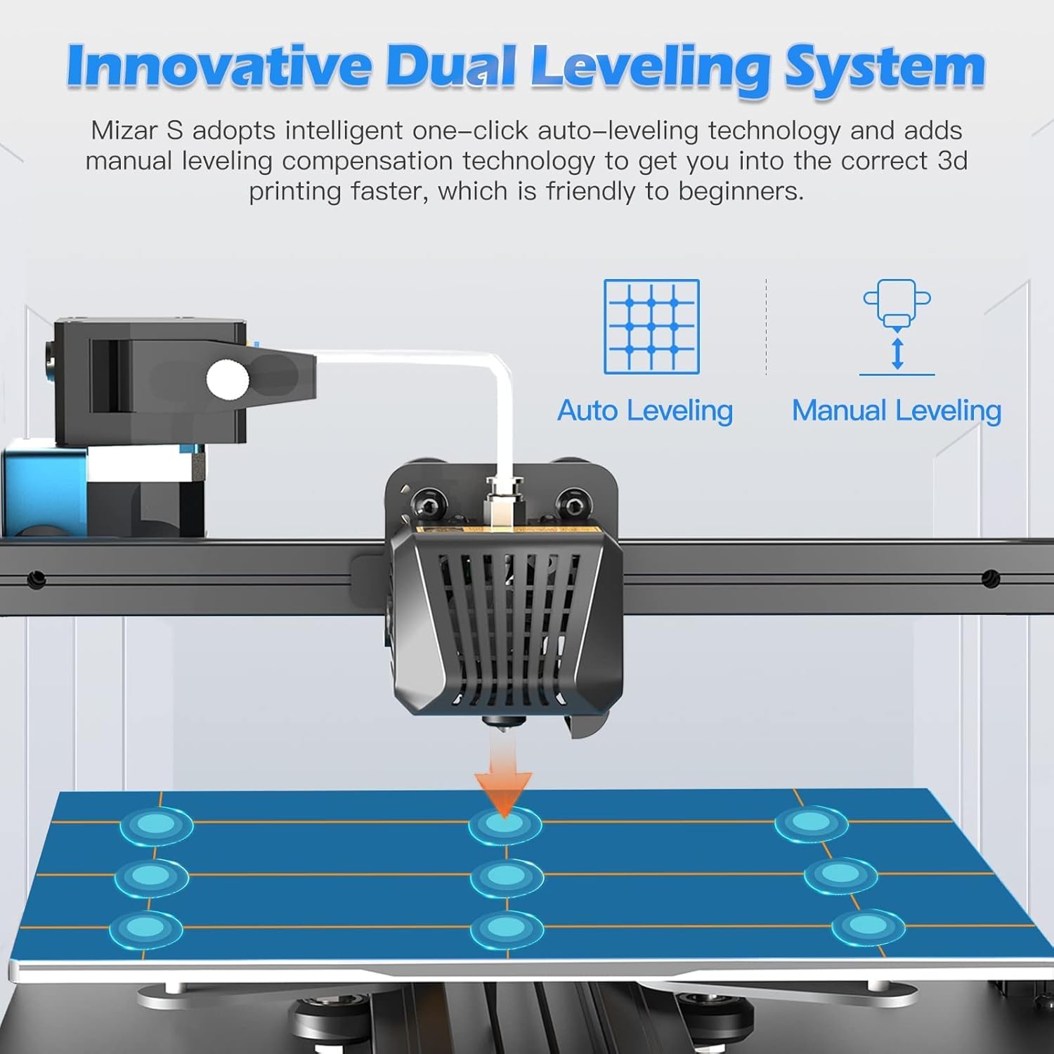 review GEEETECH Mizar S 3D Printer and 3D Printer Silk Metallic Gold PLA Filament 1.75mm