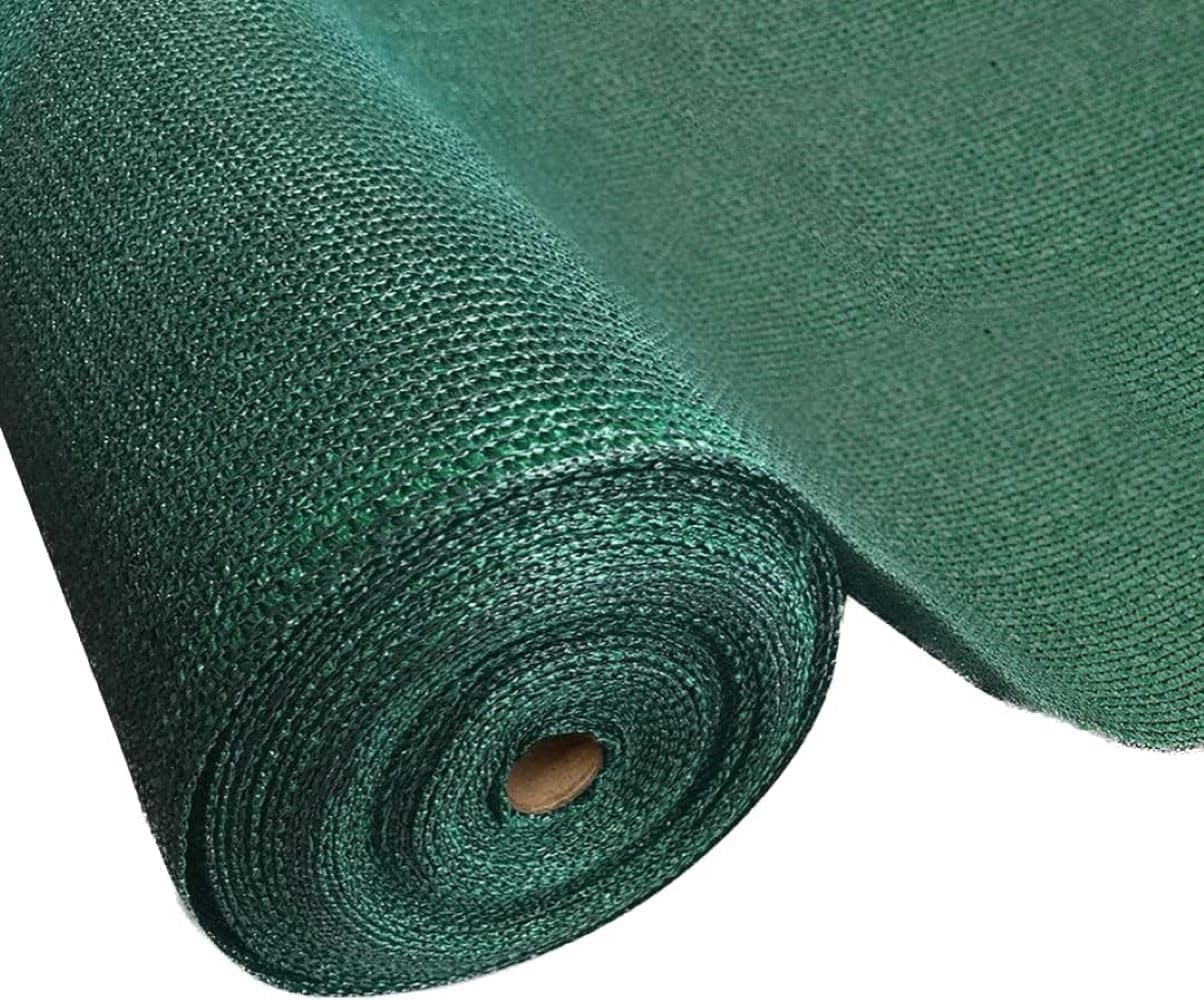 VBS - Green Shade Cloth - 70% - Mesh Fabric for Fence Privacy Screen, Garden Shade, Mesh Fence Screening, Shade Cloth Rolls, Wind Screen, Shade Cloth Roll, Fabric Sun Shade Cloth (6' x 20')