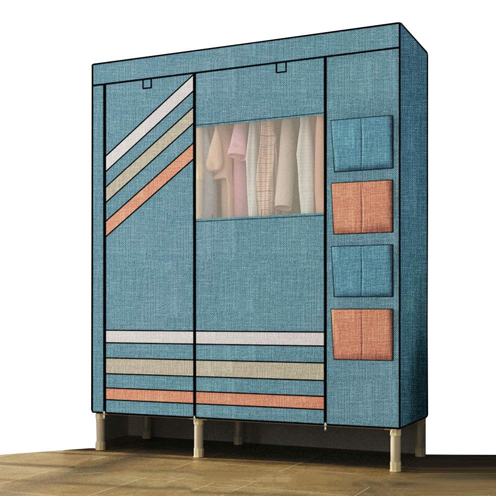 Armoire de rangement en tissu solide pour résoudre le manque de placards