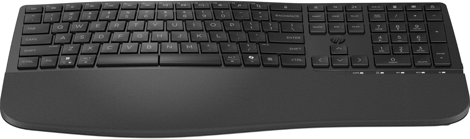 HP 680 Comfort Çift Modlu Unifying Bluetooth Kablosuz Klavye Siyah 8T6L8AA
