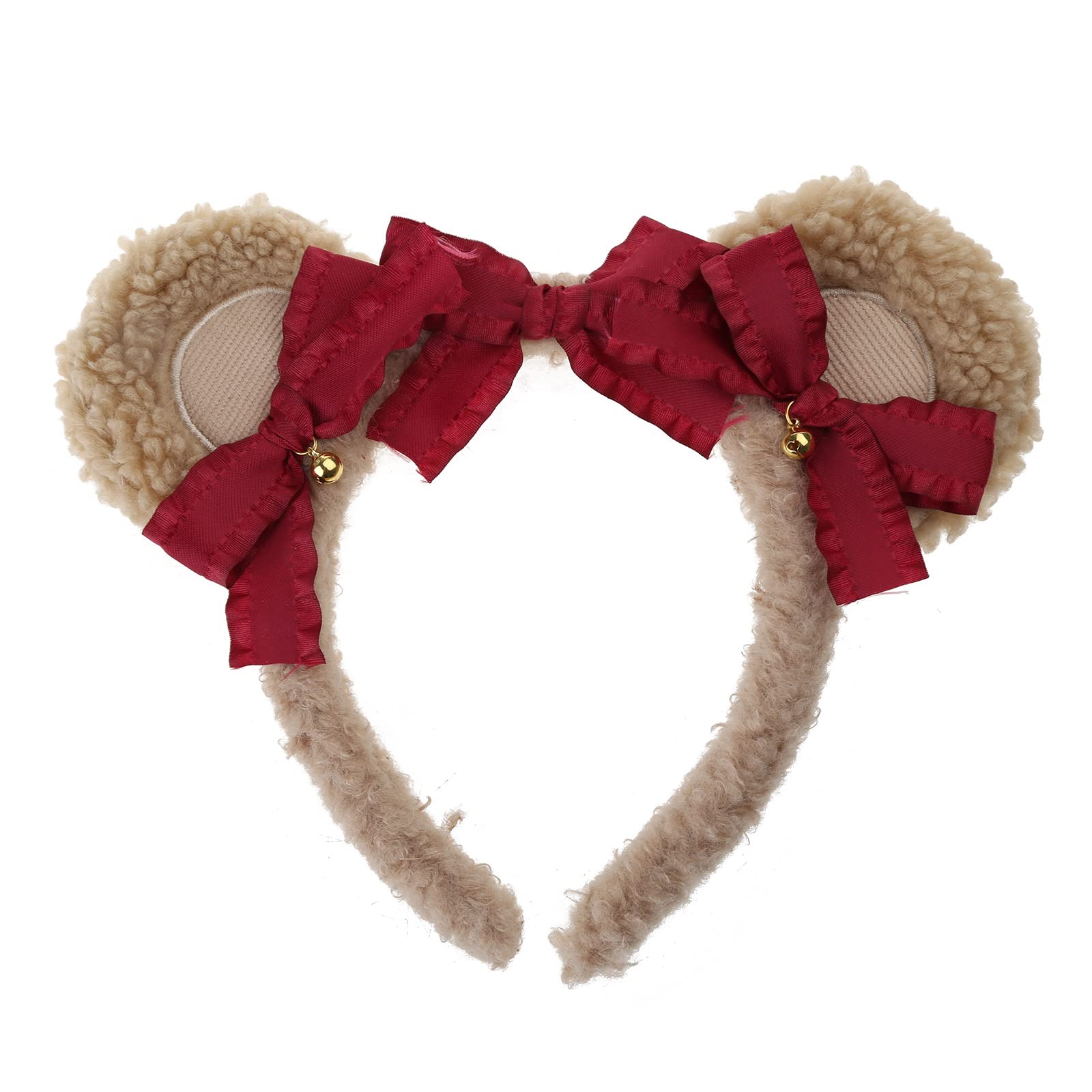 Maxtonser Bear Ears Headband for Women Girls Daily Wearing Halloween Christmas Party Fancy Dress Hairband Cosplay Accessories