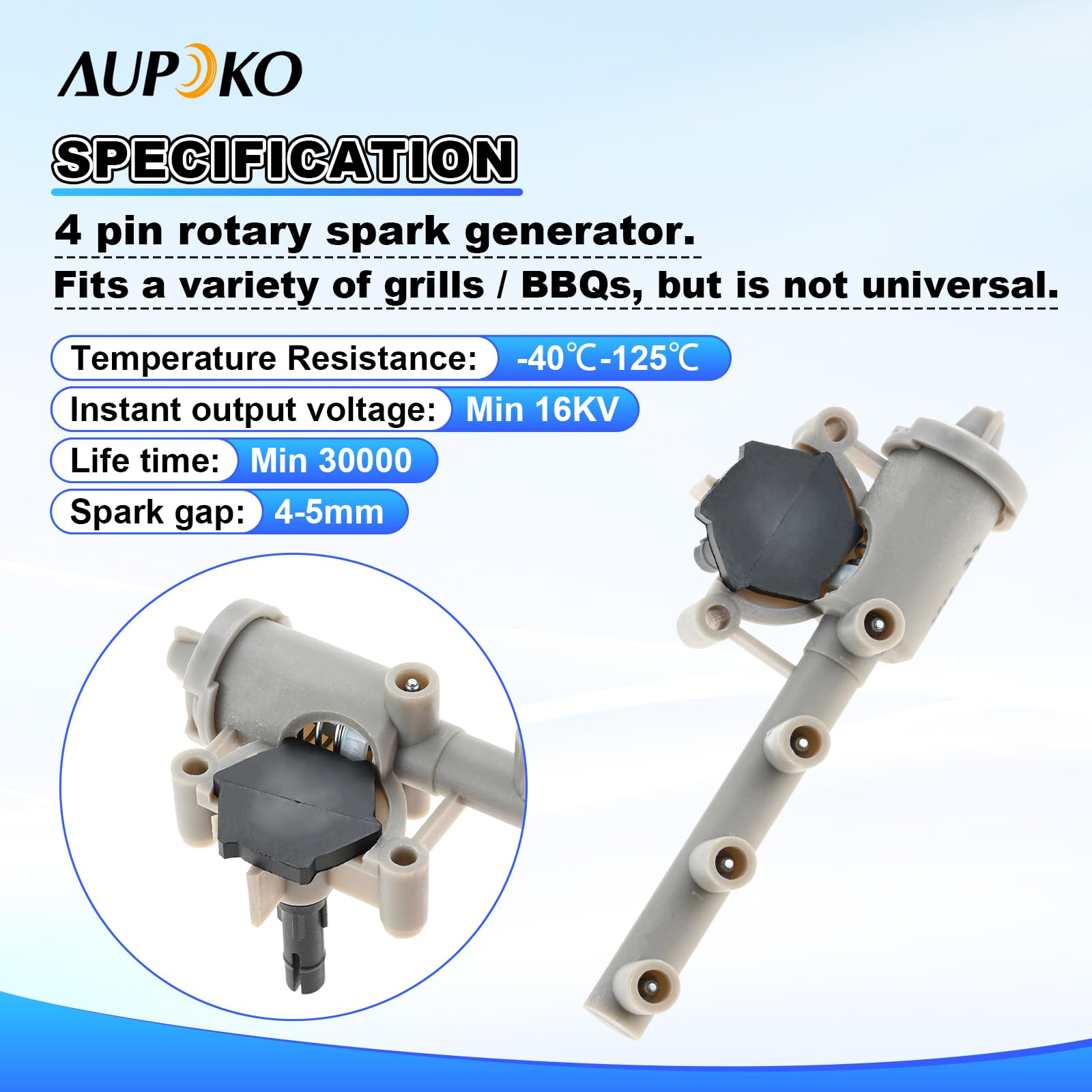 Amazon.com : Aupoko 4 Outlet Rotary Piezo Ignitor with Knob