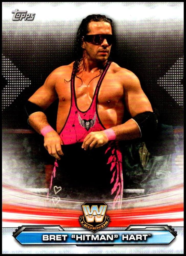 Amazon.com: 2019 Topps WWE Raw Legends of Raw #LR-2 Bret Hitman