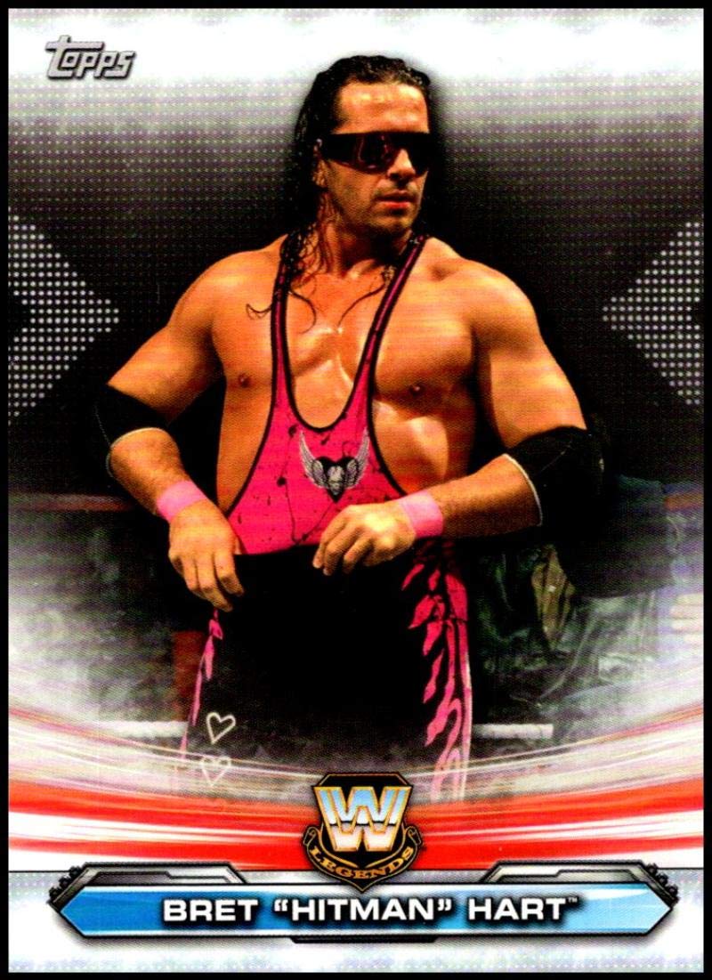 Amazon.com: 2019 Topps WWE Raw Legends of Raw #LR-2 Bret Hitman