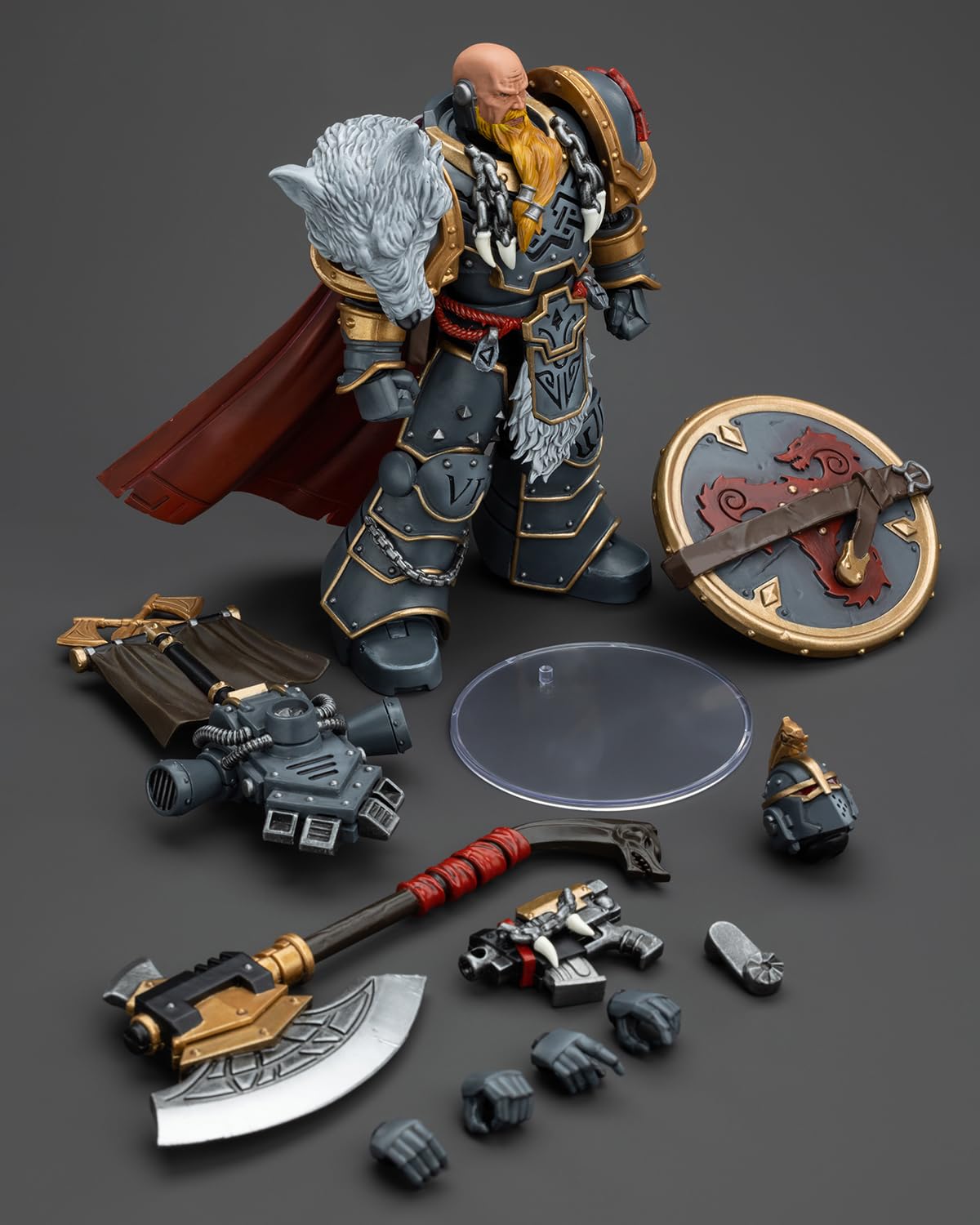 JoyToy Space Marines - Sons Of Horus - Warmaster Horus Primarch Of The XVlth Legion - 1/18 - Warhammer The Horus Heresy Figuri