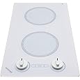 Kenyon B41602 6-1/2-Inch Caribbean 2-Burner Cooktop with Analog Control UL, 240-volt, Black