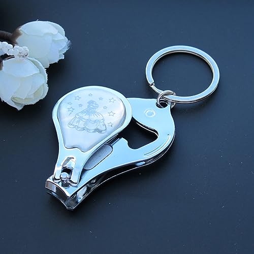 Miniatura 7 de Princesa Tema Fiesta Favor (12PCS) Quinceañera Nail Clipper Abrebotellas Llavero Sw 15 Regalo de cumpleaños