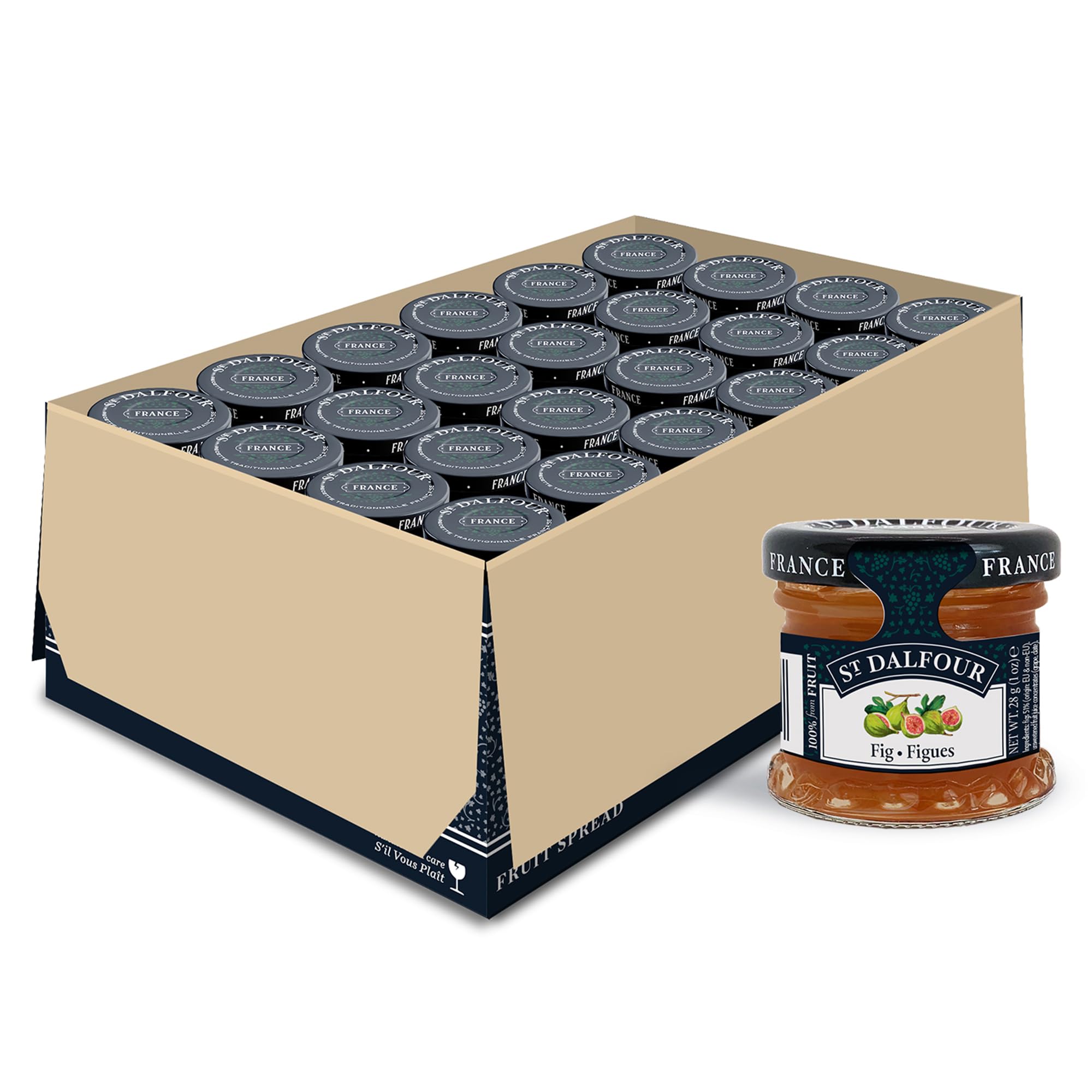 St. Dalfour Fig Royale / 1 Ounce (Pack of 48) / 48 Jams & Preserves