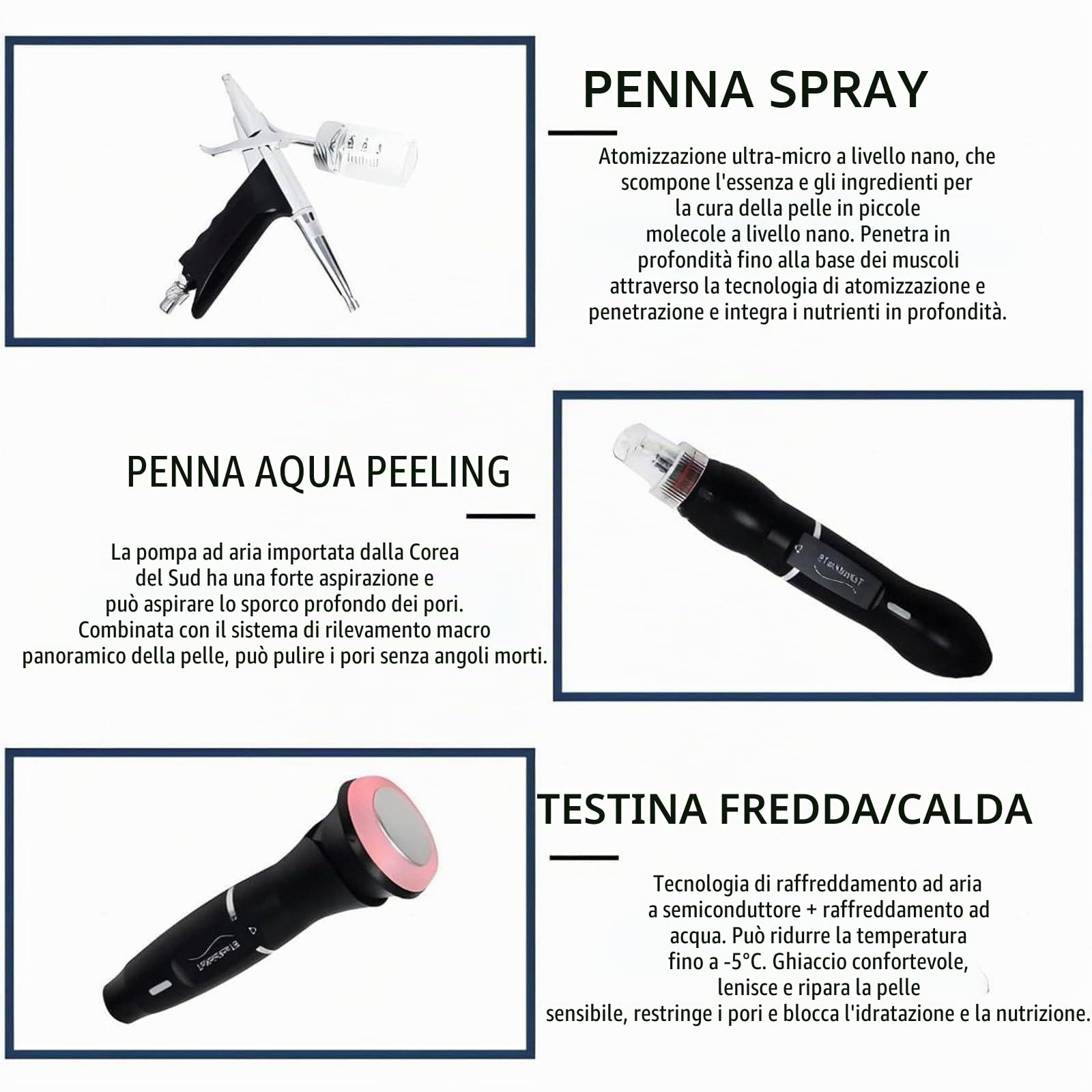 Macchina HydraFacial Professionale 10 in 1, Macchina Viso Idrogeno Ossigeno con Schermo LCD da 8 pollici,Pulizia Idratante della Pelle, Favorisce l'Assorbimento Nutritivo,per Casa,Spa,Centro Estetico