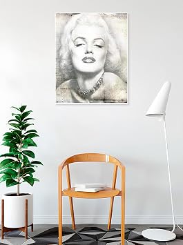 Buyartforless Marilyn Monroe Scandal Text 19.5x15.5 Art Print Poster Icon