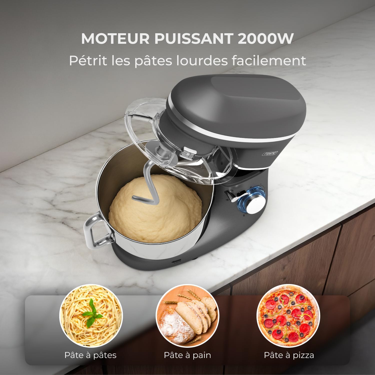 robot pâtissier professionnel – vue détaillée