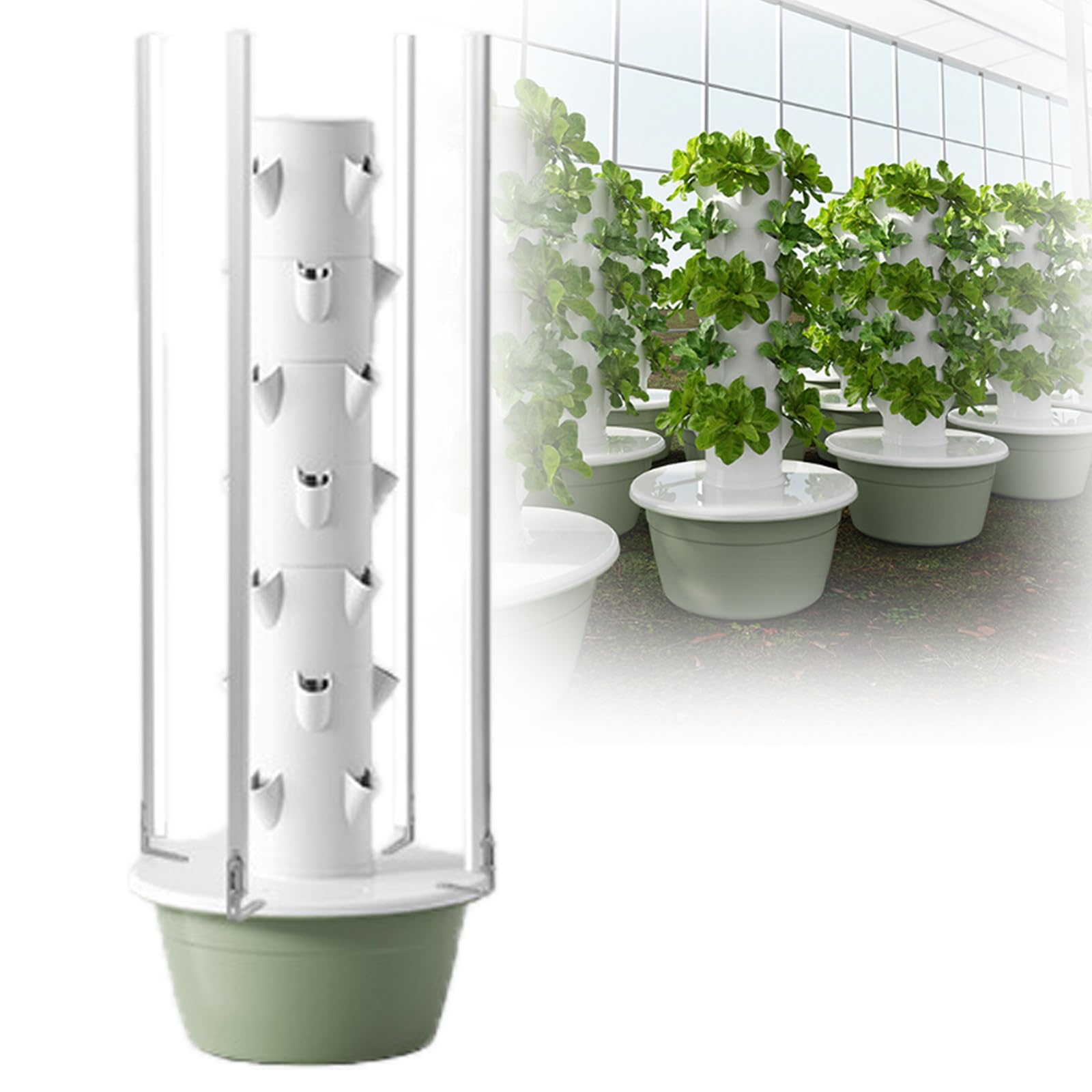 ylpddmm Hydroponics Growing System,Hydroponic Growing Kits & Systems 7Layer-Withlight