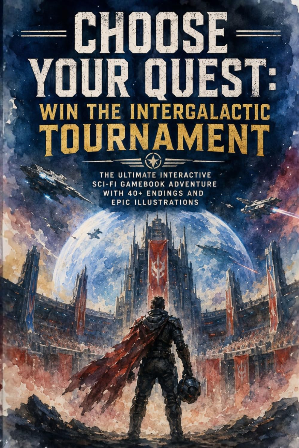 Choose Your Quest: Win the Intergalactic Tournament: The Ultimate Interactive Sci-Fi Gamebook Adventure with 40+ Endings and Epic Illustrations