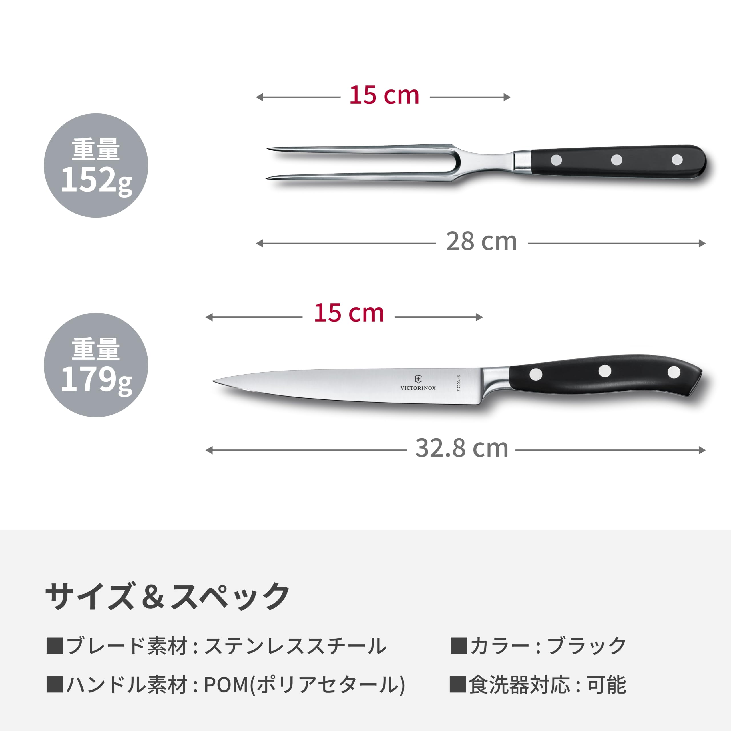 Amazon | VICTORINOX(ビクトリノックス) カービングセット ナイフと