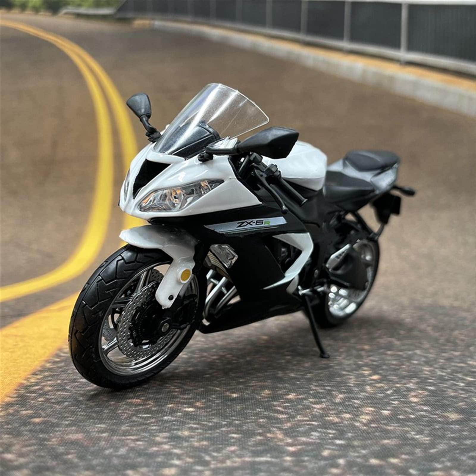 SEYXF Motorbike Toy for Kawasaki ZX-6R Motorcycle Birthday Gift Toys Collection 1/12