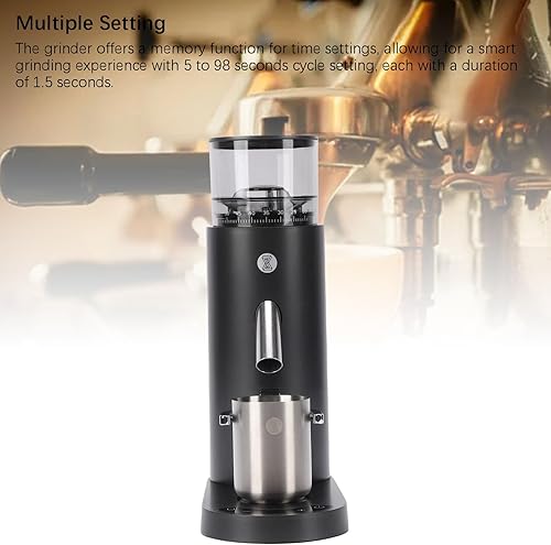 Miniatura 6 de Yoidesu Molinillo de café eléctrico, eléctrico, portátil, pequeño, silencioso y ajustable, 20 ajustes de molienda para expreso, moka, verter, prensa