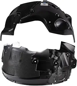 TRQ Front Inner Fender Liner Set for 2019–2024 Ram 2500/3500 (2‑Piece)