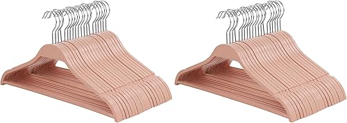 Vista 9 de Elama Home 20 piezas Perchas biodegradables en rosa (ELH-20)