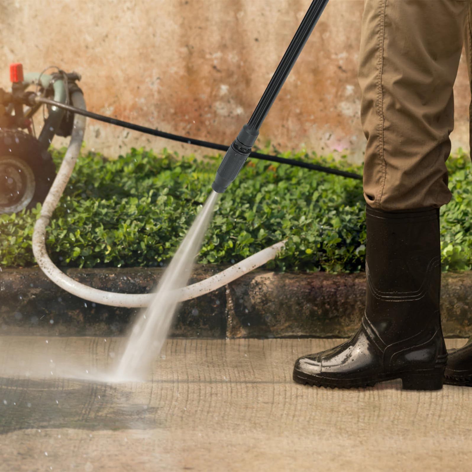 Operitacx Set Ugelli Alluminio per Idropulitrice 2200Psi Attacco, Accessori per Pulizia Veicoli e Giardino, per Lavaggio Auto e Superfici Esterne Dure Stili Multipli