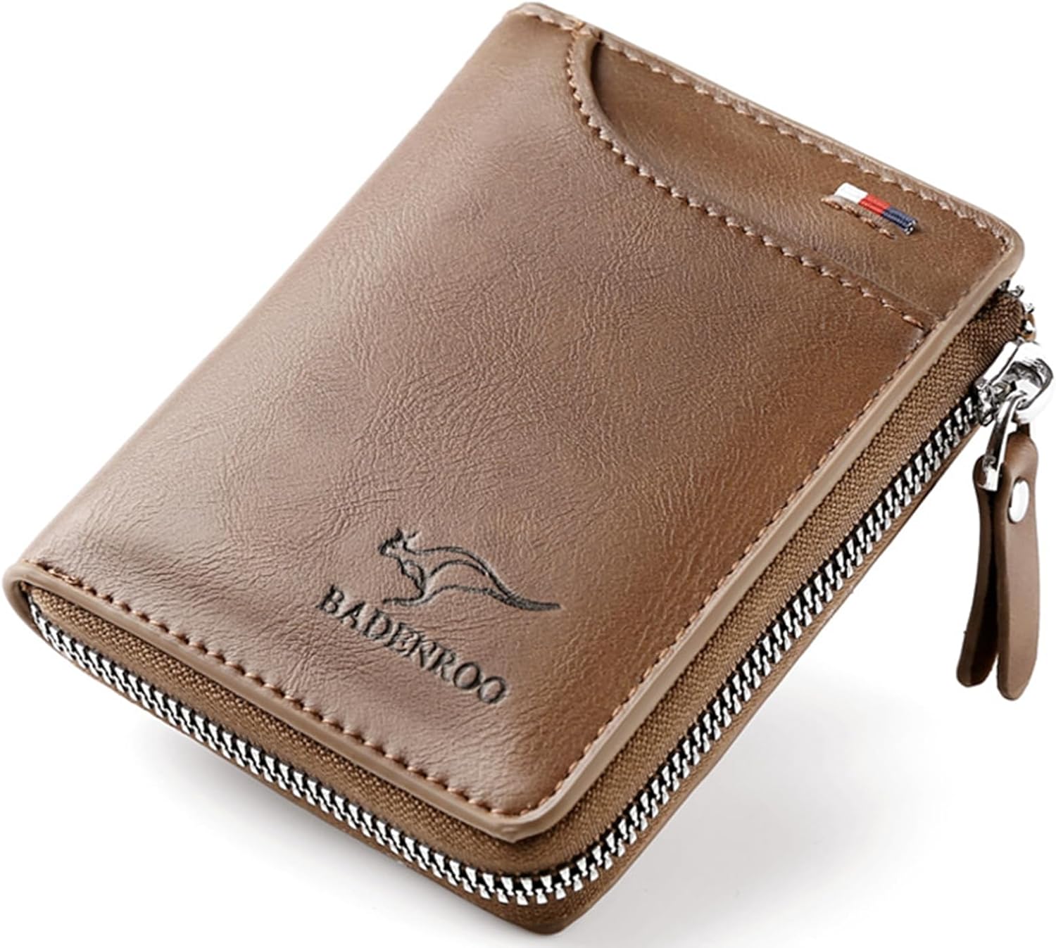 Bifold Blocco Rfid Portafoglio Uomo SENDEFN In Vera Pelle Design