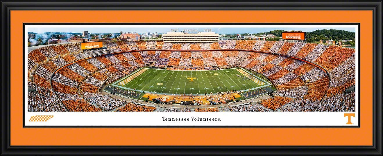Tennessee Vols Football, Checkerboard - Panoramic Wall Decor and Posters by Blakeway Panoramas