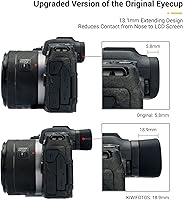 Vista 29 de EOS R10 Eyecup Eyepiece,Soft Silicon Extended Camera Eye Cup Viewfinder especialmente diseñado para cámara sin espejo Canon EOS R10