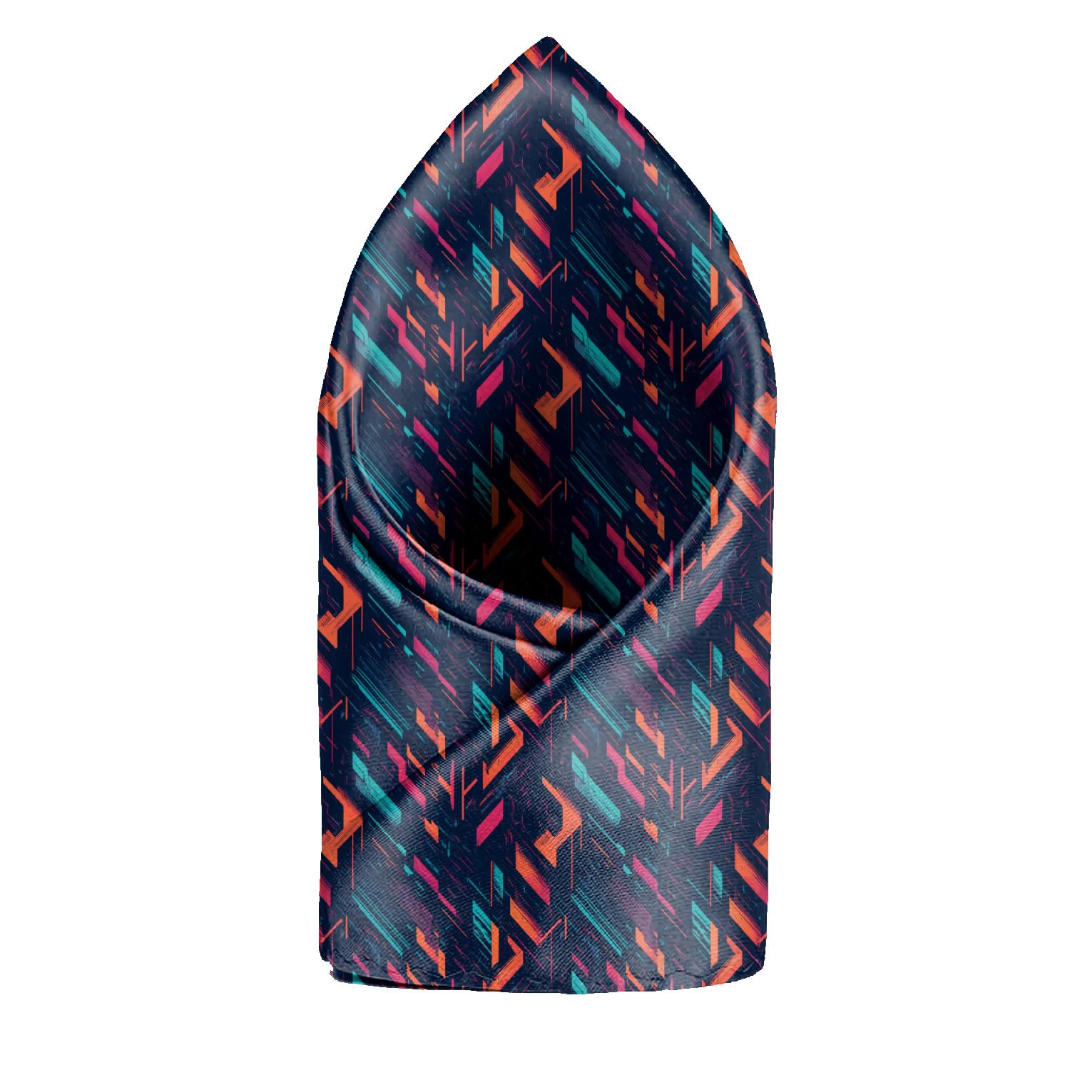 blacksmith Binary Bloom Printed Pocket Square for Men-picture-44