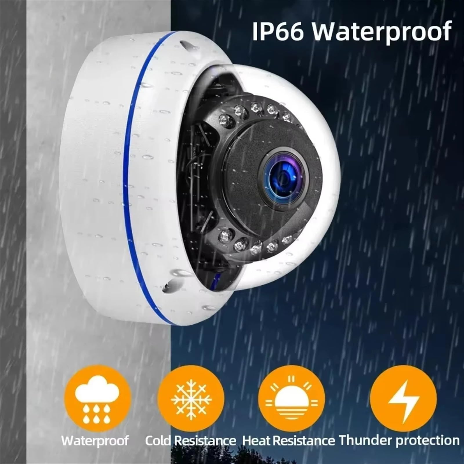 8-kanałowy system kamer bezpieczeństwa POE Inteligentny zestaw do nadzoru wideo Metalowa kamera kopułkowa 8-kanałowy zestaw kamer CCTV Audio IP