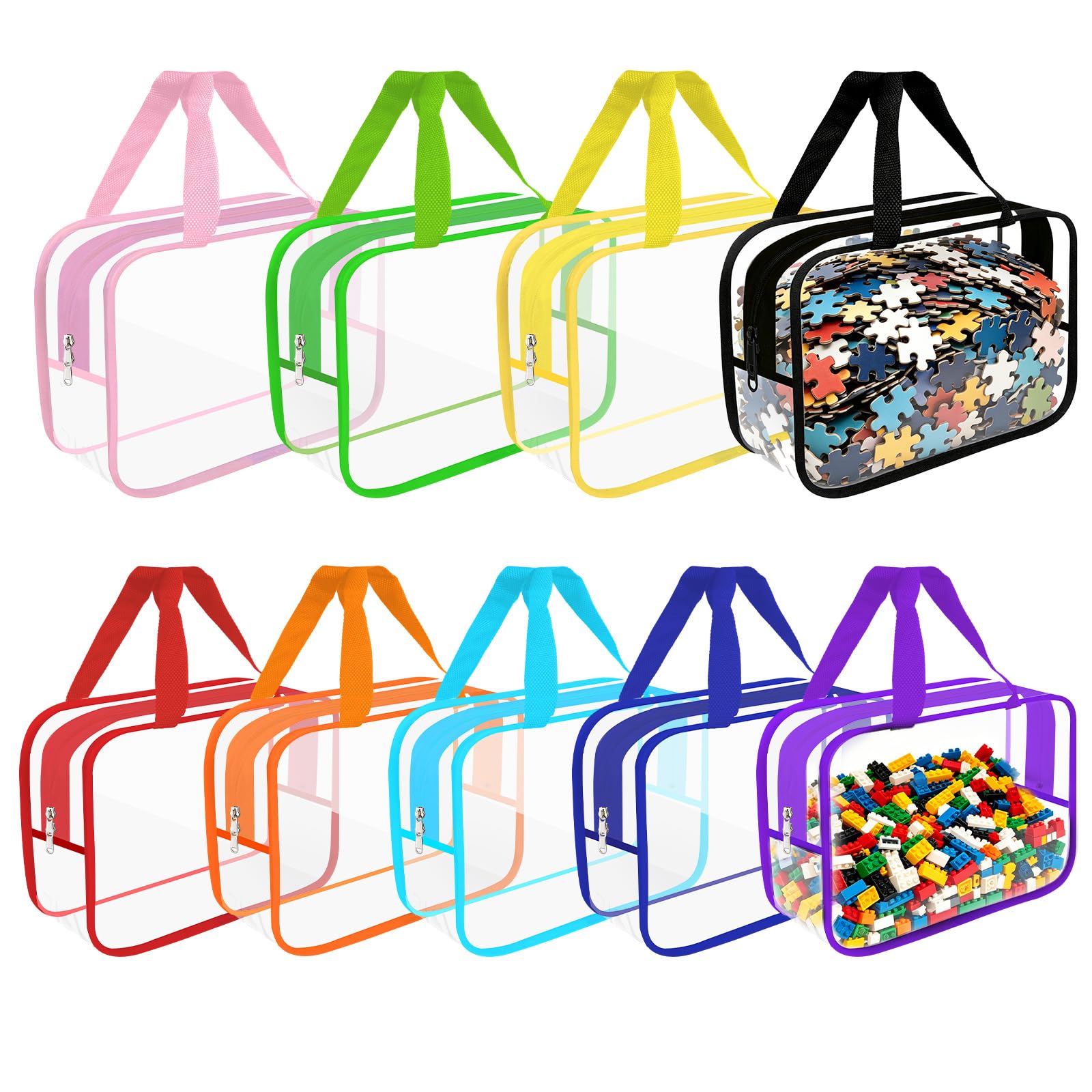 Sacs de rangement pour jouets transparents pour ne plus perdre les pièces