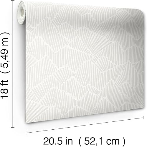 Vista 12 de Egypt Sherrod Perwinkle Ridge & Valley - Papel tapiz para despegar y pegar de 216 x 20.5 pulgadas, color azul