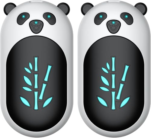 Hand Warmers Rechargeable 2 Pack, 6000mAh Electric Hand Warmer Reusable, 20Hrs Long Heating, Portable Pocket Heater Handwarmer for Women Men, Outdoor Camping, Hunting Gear