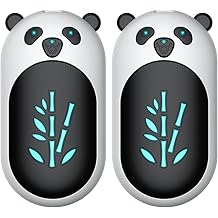 暖手器可充电 2 件装,6000mAh 电动暖手器可重复使用,20Hrs 长加热,便携式袖珍暖手器女式男士,户外露营,狩猎装备