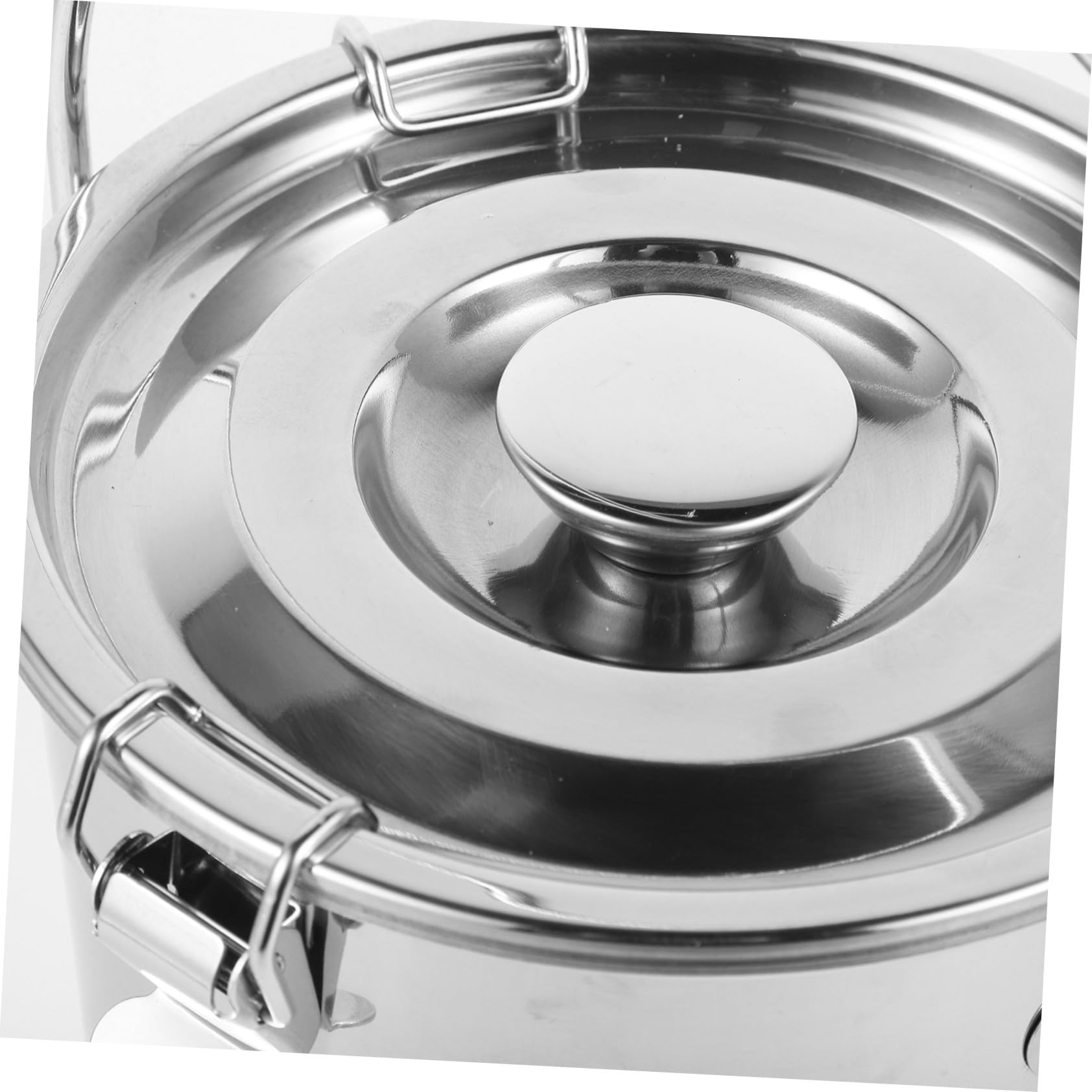 LIFKOME Seau Hermétique avec Fermeture à Boucle en Acier Inoxydable 3l