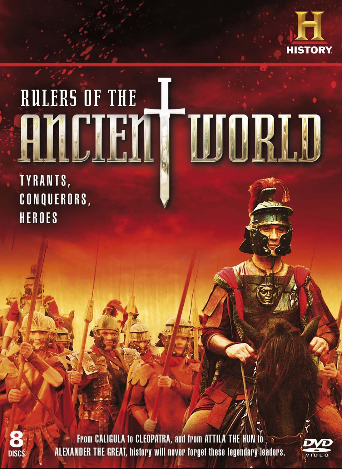 Rulers of the Ancient World DVD con biografías completas de héroes y tiranos del mundo antiguo