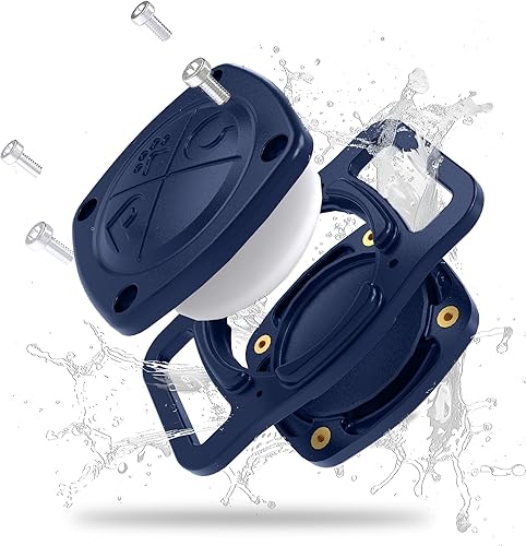 Miniatura 7 de Pup Culture Soporte impermeable para collar de perro AirTag IP68  2.5 veces más fuerte que los competidores - Rastrea a tu mascota utilizando la