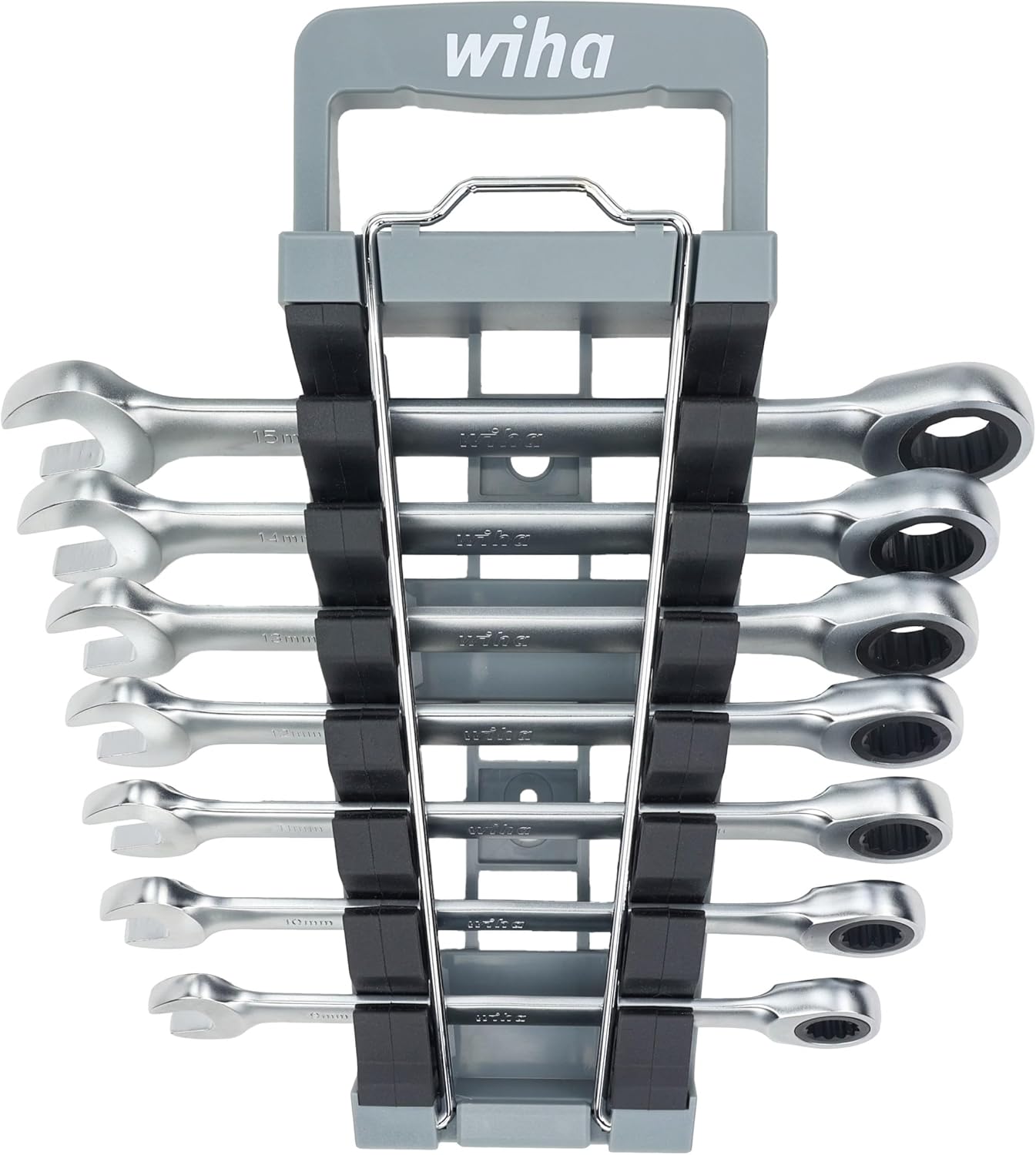 Wiha 30390 7 Piece Combination Ratchet Wrench Set - Metric