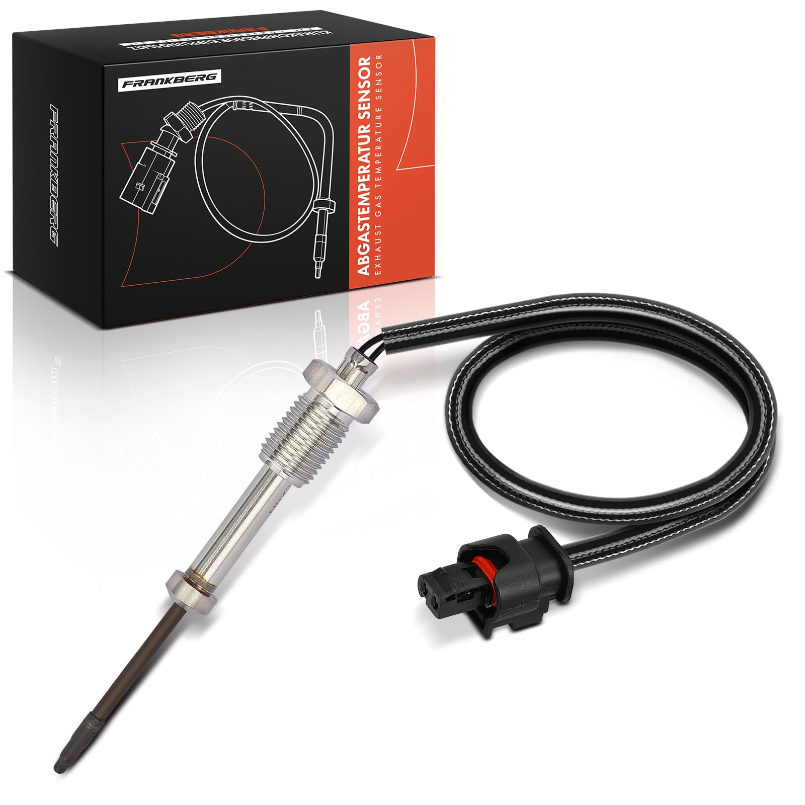 Frankberg Abgastemperatursensor Abgassensor Kompatibel mit 1er F20 1er F21 2 Coupe F22 F87 3er F30 F80 4 Coupe F32 F82 5er F10 7er G11 G12 X3 F25 Replace# 13628589814