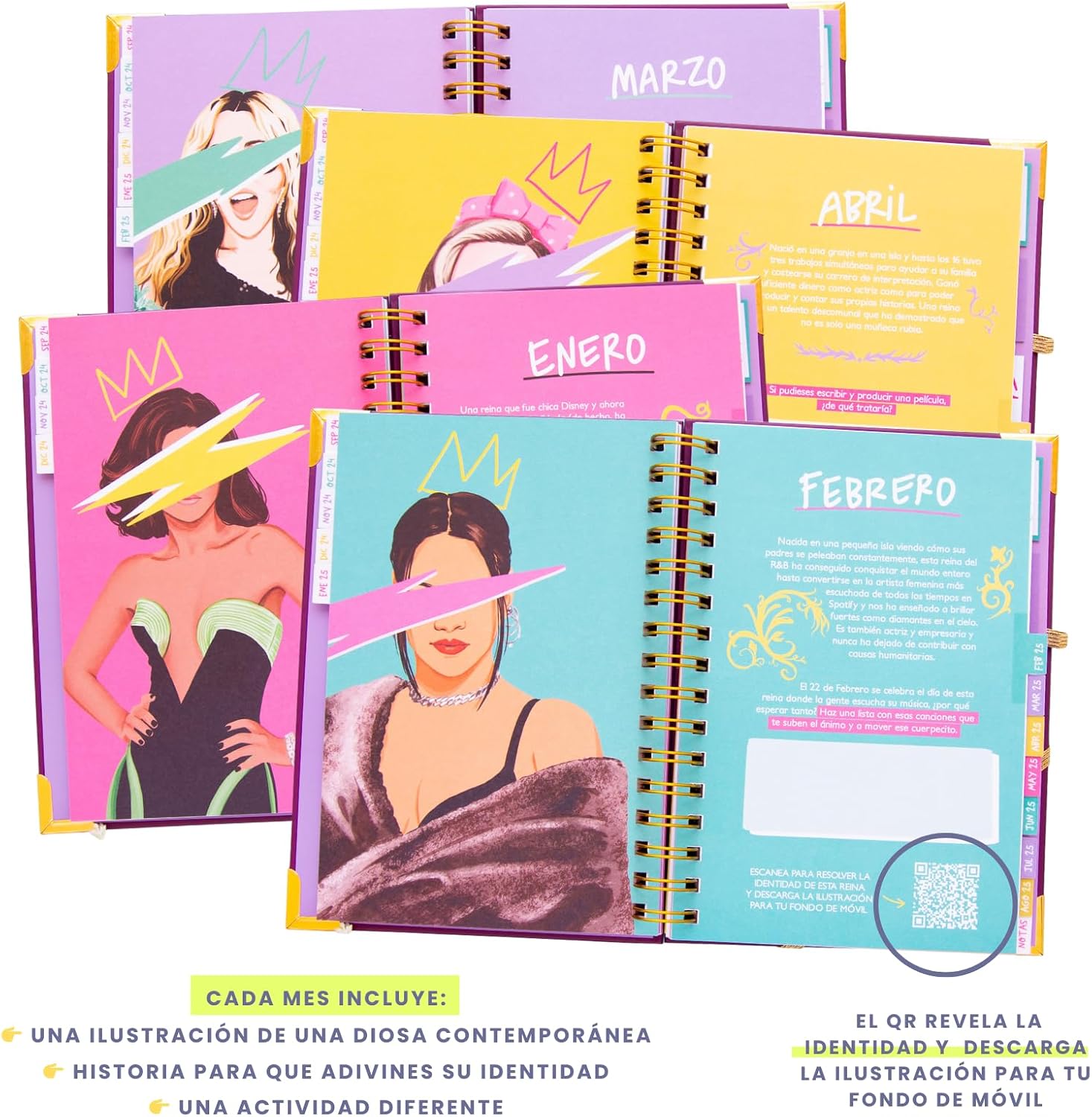 2025 Diary - Daily - Pedrita Parker - Say - Queen
