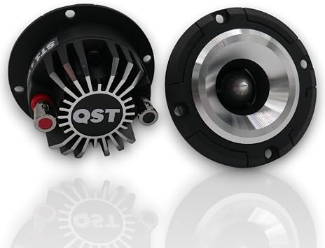 QST ST-1 Super Bullet Tweeter Neodiumum with Aluminum heatsink for 106DB High Sensitivity 4Ohms 20KHZ 1 inch Coil Pair